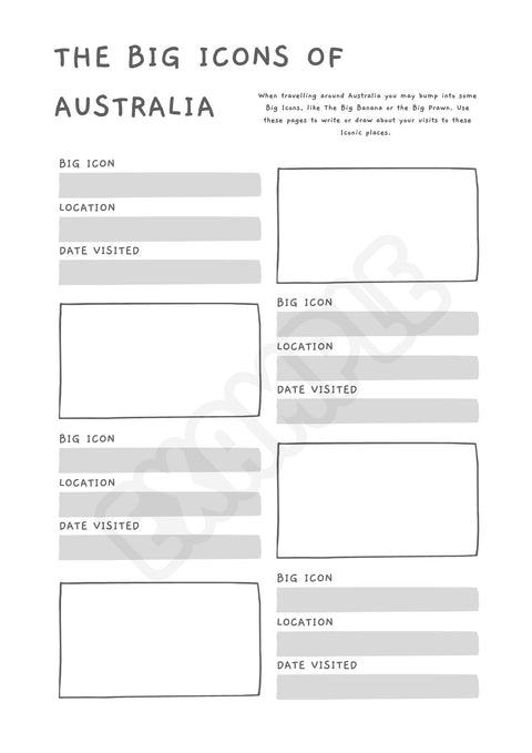 Little Wanderers - Road Trip Journal (PDF)