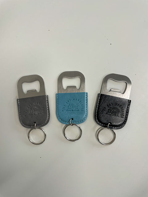 Key ring bottle opener