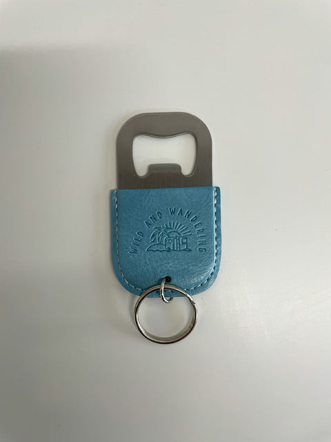 Key ring bottle opener
