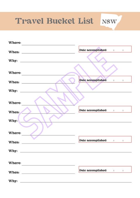 Australian Travel Journal - PDF